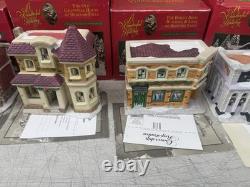 6-pc 1993 Target Its A Wonderful Life Holiday Village Set Christmas Bedford Fall