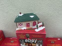 6-pc 1993 Target Its A Wonderful Life Holiday Village Set Christmas Bedford Fall