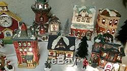 70 Piece Beautiful Lighted Victorian Christmas Village Set