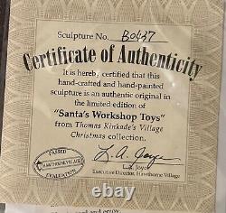 8 Piece Thomas Kinkade Hawthorne Village Christmas with COA no lights/box