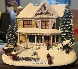 8 Piece Thomas Kinkade Hawthorne Village Christmas with COA no lights/box