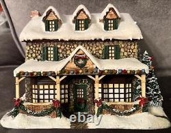 8 Piece Thomas Kinkade Hawthorne Village Christmas with COA no lights/box