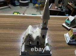 9 Vintage Christmas Cardboard Putz Houses made in Japan