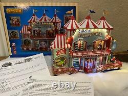 ANIMATED Lemax CIRCUS FUNHOUSE Holiday Village Carnival NEW IN BOX Musical Light