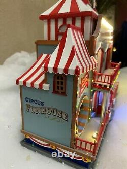 ANIMATED Lemax CIRCUS FUNHOUSE Holiday Village Carnival NEW IN BOX Musical Light