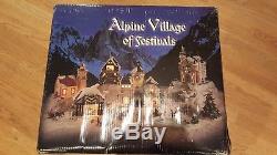 Alpine Village of Festivals Complete Set Christmas Village