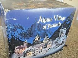 Alpine Village of Festivals Complete Set Porcelain
