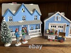 Altered Art Gilmore Girls Lorelei's House Garage Rummage Sale Lighted Village