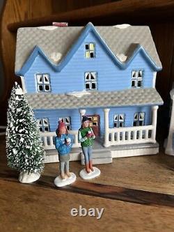 Altered Art Gilmore Girls Lorelei's House Garage Rummage Sale Lighted Village