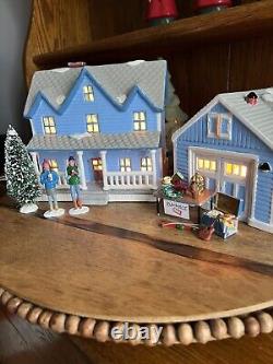 Altered Art Gilmore Girls Lorelei's House Garage Rummage Sale Lighted Village
