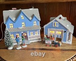 Altered Art Gilmore Girls Lorelei's House Garage Rummage Sale Lighted Village