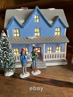 Altered Art Gilmore Girls Lorelei's House Garage Rummage Sale Lighted Village
