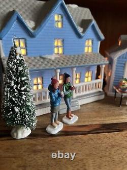 Altered Art Gilmore Girls Lorelei's House Garage Rummage Sale Lighted Village