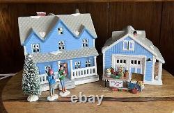 Altered Art Gilmore Girls Lorelei's House Garage Rummage Sale Lighted Village