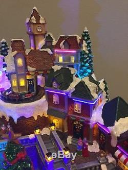 Animated Musical Beautifully Lite Detailed Large Christmas Village