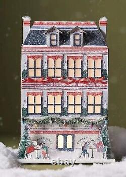 Anthropologie George & Viv Light-Up Holiday Village 5 Pc Set Emily Taylor New