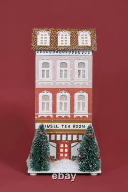 Anthropologie George & Viv Light-Up Holiday Village FULL SET OF 5 NEW