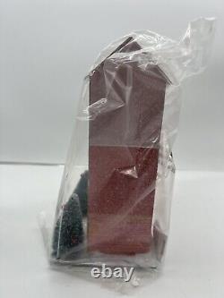 Anthropologie George & Viv Light-Up Village House Store Tea Sugar Plum Set of 4