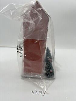 Anthropologie George & Viv Light-Up Village House Store Tea Sugar Plum Set of 4