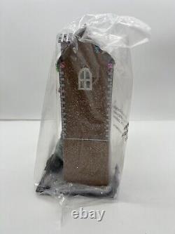 Anthropologie George & Viv Light-Up Village House Store Tea Sugar Plum Set of 4