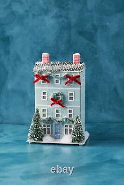 Anthropologie George Viv Light Up Village Townhouse Row House Holiday NWT
