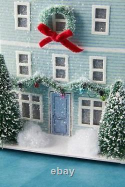 Anthropologie George Viv Light Up Village Townhouse Row House Holiday NWT