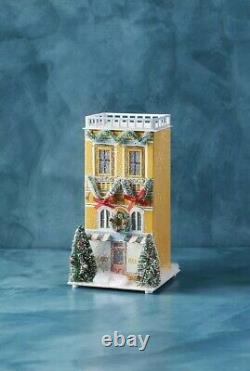 Anthropologie George and & Viv Light-Up Holiday Village Bakery Row House Shop