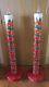Antique Poloron 42 Tin Litho Candle Sticks Indoor Outdoor Christmas Lights