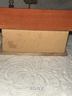 Antique Rare German Putz Erzgebirge Wooden Stable And Miniatures