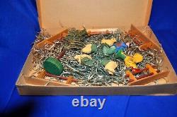 Antique Vtg Erzgebirge Germany 1920 Chicken Farm Scene Set 12 Pcs, Iob Xmas Putz