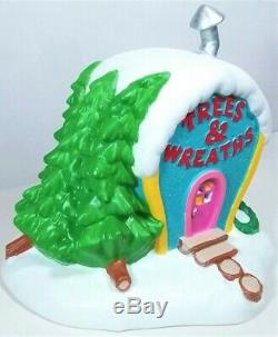 BRAND NEW Department 56 Who-Ville, Trees & Wreaths, Grinch Village Holiday