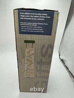 BSA Boy Scouts of America Lighted Christmas Village CLIMBING TOWER