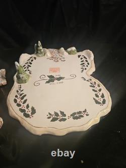 Blue Sky Clayworks Christmas Stained Glass Cathedral By Heather Goldmic