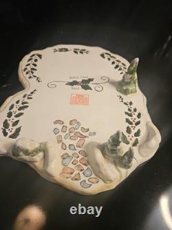 Blue Sky Clayworks Christmas Stained Glass Cathedral By Heather Goldmic