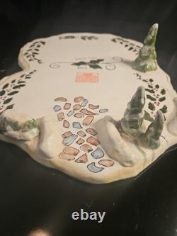 Blue Sky Clayworks Christmas Stained Glass Cathedral By Heather Goldmic