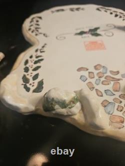 Blue Sky Clayworks Christmas Stained Glass Cathedral By Heather Goldmic