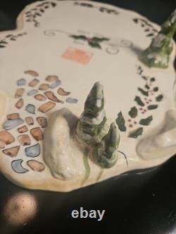 Blue Sky Clayworks Christmas Stained Glass Cathedral By Heather Goldmic