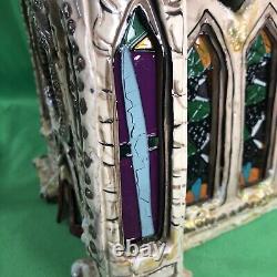 Blue Sky Clayworks Kingdom Church Heather Goldminc Stained Glass Cathedral 14 T
