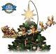 Bradford Exchange Christmas Thomas Kinkade Tree Topper Motion Illuminate Holiday