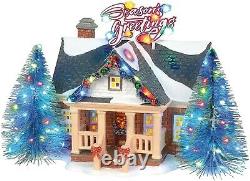 Brite Lites Holiday House Department 56 Snow Village 6003131 Christmas home Z