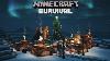 Building A Christmas Village Minecraft 1 16 Survival 40