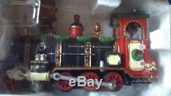 CAROLE TOWNE COLLECTION 16 PC YULETIDE EXPRESS CHRISTMAS TRAIN SET With BOX