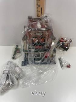 COMPLETE! Dept 56 Coca-Cola Soda Fountain Christmas in the City Village 59221