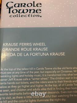 Carole Towne Collection Santas Christmas Ferris Wheel LED Lights Holiday Decor