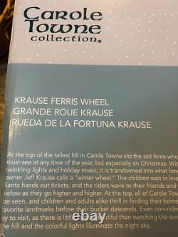 Carole Towne Collection Santas Christmas Ferris Wheel LED Lights Holiday Decor