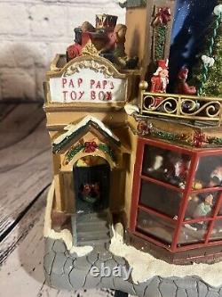 Carole Towne Led Lighted Animated Musical 2017 Pap Pap's Toy Box 0848134