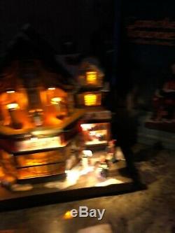 Carole Towne Lemax Animated Malvey's Dairy NIB Christmas Village Lighted Musical