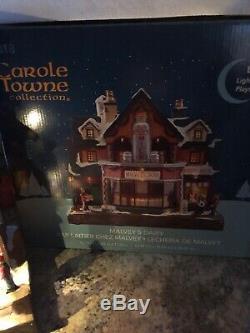 Carole Towne Lemax Animated Malvey's Dairy NIB Christmas Village Lighted Musical