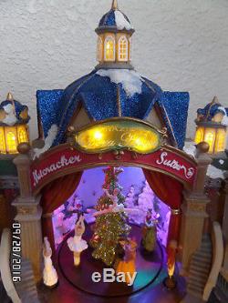 Carole Towne Lighted Musical Animated Frazier Opera House Christmas Collectible