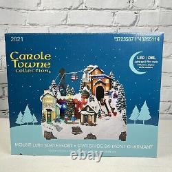 Carole Towne Mount Lure Sled Resort Animated Lights Christmas Music 2021 NEW